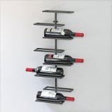 Metal Wall Mounted Simple Style Wine Holder