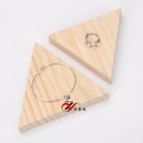 2 PCS/ Set Triangle Shape Wooden Jewelry Display