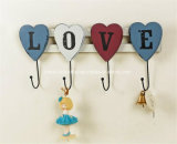 OEM Decorative Love Letters Wood Hanger Wall Hooks