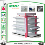 Supermarket Cosmetic Lotion Display Shelf with Light Box