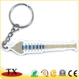 Fish Bone Shape PVC Key Chain Soft PVC Keyring