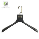 Zhuoyu Custom High-End Plastic Coat / Cloth Hanger with Metal Logo