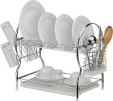 2 Layers Kitchenware Practical Dish Rack