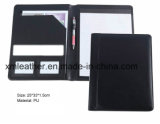 Non Zip A4 Leather File Pad Folder for Business