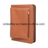 Zipper PU Compendium A4 Leather Conference Folder with Tablet Computer Case