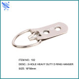 2 Holes Heavy Duty D-Ring Picture Frame Hangers (102)