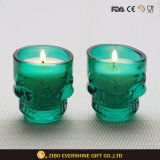 Simple Style Frosting White Color Glass Candle Holders