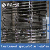 Factory Manufacture 304# Hairline Stainless Steel Display Rack for Suppermarket/Retailstore