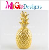 Yellow Ceramic Decoration Lovely Gifts Pineapple Shaped Money Bank