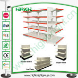 Gondola Shelving with Wire Mesh Panel
