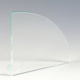 6mm 10mm 12mm Home Floating Tempered Glass Shelves/ Quarter Wall Corner Decorative Toughened Glass