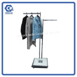 Hanging Clothes Double Sided Slatwall Free Standing Display Rack