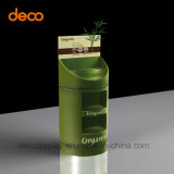 Durable Material Organic Green Cardboard Promotional Display Rack