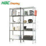 Four Tiers Chrome Wire Shelving