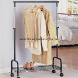 Hot Sale Extended Epoxy Single-Rod Clothes Hanging Rack for Home