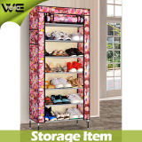 6 Cubes Shelf Display Stand Shoe Storage Organizer Cabinet