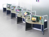 Metal Frame Workstation Glass Desk Partition Panels Office Furniture (SZ-WST651)