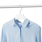 Wholesale White Non-Slip Wooden Clothing Hanger (WH004-W1)