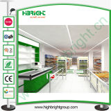 Supermarket Equipments and Display Shelf with 3D Drawing
