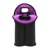 Insulated Neoprene Wine Water Bottle Holder for Travel with Secure Carry Handle (WHCY98-1)