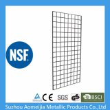 Black or Chrome Finish Wire Gridwall Panel