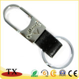 Hot-Sales PU Leather Key Chain Zinc Alloy Key Ring