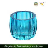 Ribbed Printed Glass Votive Candle Holder Supplier