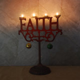 Christmas Candle Holder, Faith Mould Tea Light Candle Holder