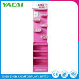 Recycled Paper Exhibition Cosmetic Stand Display Rack for Supermarkets