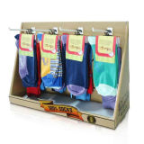 Peghooks Paper Counter Display Rack for Socks, Corrugated PDQ Counter Display