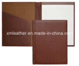 Brown A4 Leather File Pad Folder Cover for Business