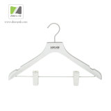 off-White Women Plastic Clothes Hanger with Clips