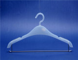Plastic Hanger with Metal Bar Wholesale for Clothes