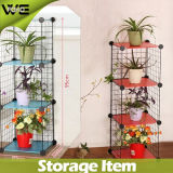 Utility Multifunction Steel Units Wire Storage Shelves for Flowers