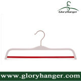 Wholesale Fashion White Plywood Hanger with Matel Hook