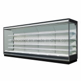 12FT Long Open Front Refrigerated Showcase with Transparent Glass Ends
