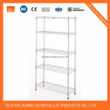 Commercial Metal Steel Rolling Storage Shelving Rack /Chrome Wire Shelf