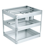 Aluminium Pull out Kitchen Drawer Basket (DL200)