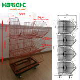 Metal Grid Wire Mesh Stackable Bakest Shelf