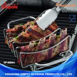Practical Barbecue BBQ Grill Rib Rack with Customized Logo and Design