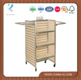 Customized H Unit Metal Framed Slat Wall Display Stand
