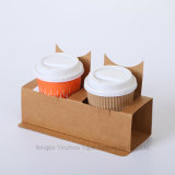Portable Folding Kraft Paper Take out Cup Holder