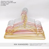 Fast Delivery Metal Wire Coat Hanger in Stock, Gold/Copper/Silver Aluminium Clothes Hanger