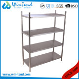 Stainless Steel Robust Construction Heavy Duty Shelf Board Type Kitchen Vegetable 4 Tier Storage Rack