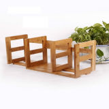 Customize Natural Bamboo Book End / Book Stand / Bookend