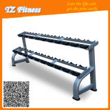 High Quality Gymnastic Equipment / Two Tier Dumbbell Rack Tz-6045