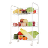 Practical Supermarket Storage Shelf Kitchen Supplies Movable Storage Rack