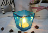 China Natural Color Crystal Glass Candle Holders Manufacturer