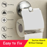 Vacuum Toilet Paper Holder Heavy Duty Suction Wall Mount Toilet Tissue Paper Holder Bathroom Accessories