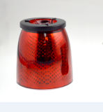 2015 Red Candle Holder with Stars